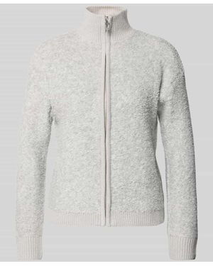 ZABAIONE Strickjacke mit Woll-Anteil Modell 'Jo44sy' - Grau