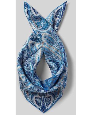 Codello Seidentuch Im Allover-Look - Blau