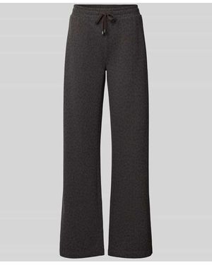 Juvia Wide Leg Sweatpants aus Baumwoll-Mix - Grau
