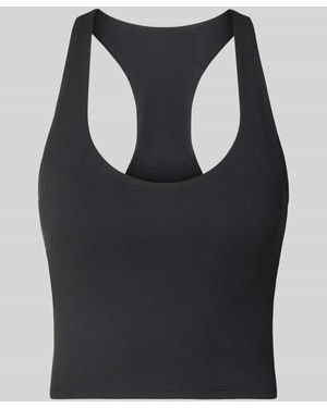 Fabletics Cropped Top mit integrierten Cups - Schwarz