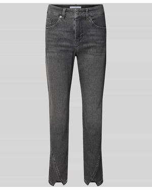 M·a·c Skinny Fit Jeans im 5-Pocket-Design - Grau