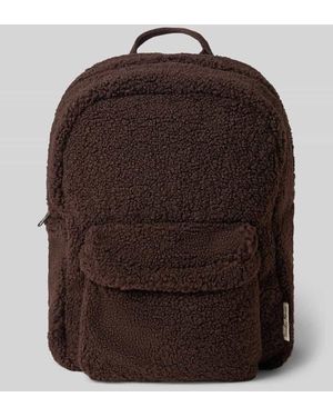 Studio Noos Rucksack aus Teddyfell - Braun