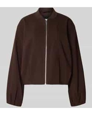someday. Blouson Met Opstaande Kraag Model 'Necily' - Bruin