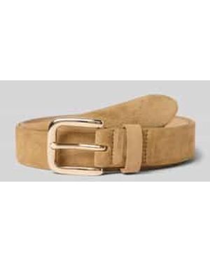WEINMANN Leren Riem Met Doornsluiting - Naturel