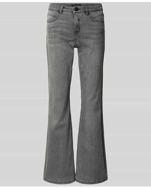 OPUS PANTS Flared Jeans mit Eingrifftaschen Modell 'Enja Hope' - Grau