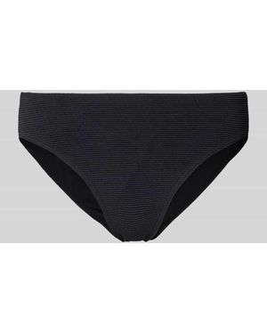 Jake*s Bikinihose mit Strukturmuster - Schwarz