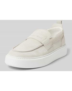 Antony Morato Loafers mit Label-Detail Modell 'ROWAN' - Weiß