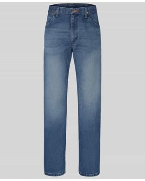 Wrangler Regular Fit Bootcut Jeans aus reiner Baumwolle Modell '13MWZ Cowboy' - Blau
