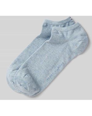Tommy Hilfiger Sneakersocken Mit Label-Schriftzug Im 2Er-Pack - Blau