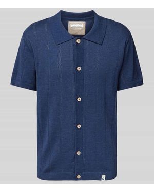 COLOURS & SONS Regular Fit Freizeithemd Mit 1/2-Arm - Blau