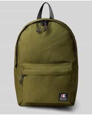 Champion Rugzak Met Labelpatch - Groen