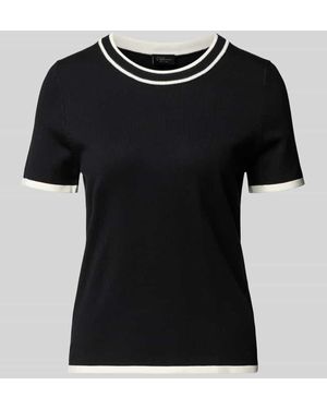 S.oliver Regular Fit T-Shirt aus Viskose-Mix - Schwarz