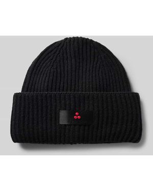 Peuterey Beanie mit Kaschmir-Anteil Modell 'SAVIS' - Schwarz