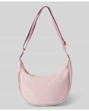 Lefrik Handtas Met Labeldetail - Roze