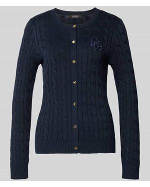 Ralph Lauren Cardigan mit Logo-Stickerei - Blau
