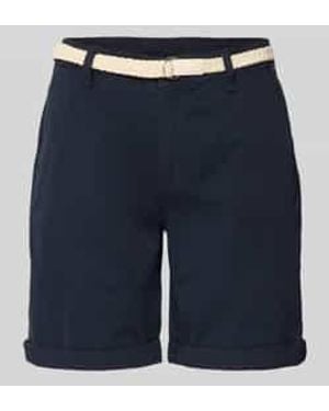 M·a·c Korte Chino Met Riem - Blauw