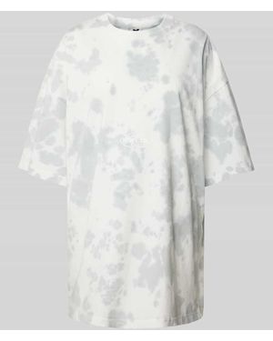 Karo Kauer Oversized T-Shirt mit Label-Print - Weiß