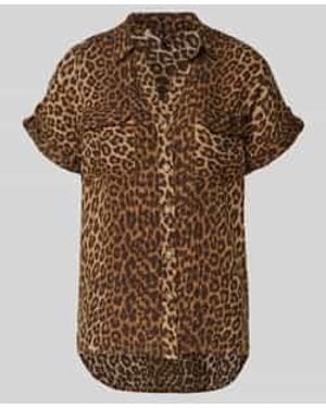 Vero Moda Blouses Korte Mouw - Bruin
