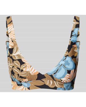 Rip Curl Bikini-Oberteil Mit Allover-Motiv-Print - Blau