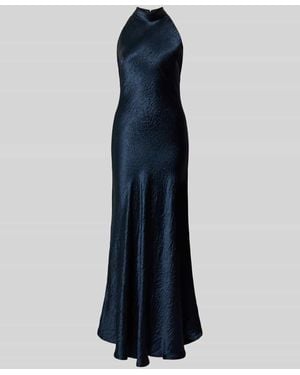 Cph Muse Maxikleid mit Neckholder Modell 'SASHA' - Blau