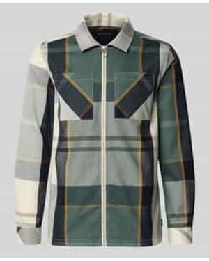 Barbour Regular Fit Overhemdjack Van Puur Katoen Model 'Ettrick' - Groen