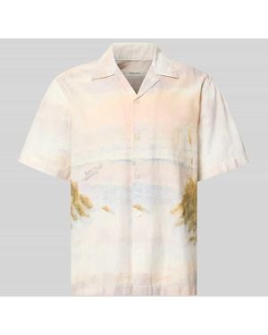 SELECTED Regular Fit Freizeithemd aus reiner Baumwolle Modell 'SLHREGKELSO' - Natur