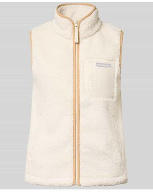 Columbia Weste aus Fleece - Natur