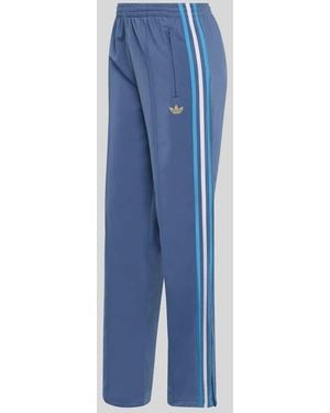 adidas Originals Trainingshose mit Logo Stitching - Blau