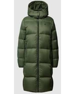 Calvin Klein Lange Donsjas Met Labeldetail - Groen