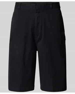 HUGO Baggy Fit Bermudas mit Eingrifftaschen Modell 'Damo' - Blau