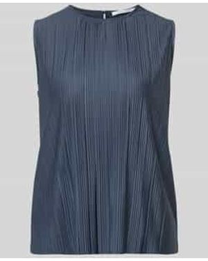 Samsøe & Samsøe Blouseshirt Met Ronde Hals Model 'Sauma' - Blauw