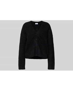 Filippa K Strickjacke mit Knopfleiste - Schwarz