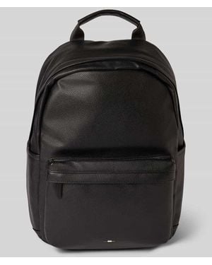 Bugatti Rucksack mit Logo-Prägung Modell 'RICO' - Schwarz