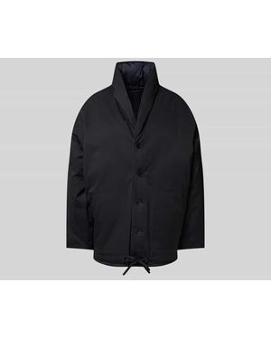 Closed Regular Fit Jacke mit Knopfleiste - Blau