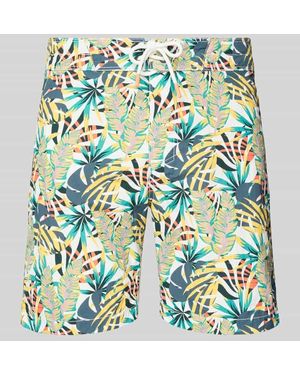 Ecoalf Badehose mit elastischem Bund Modell 'BYRONALF' - Mehrfarbig
