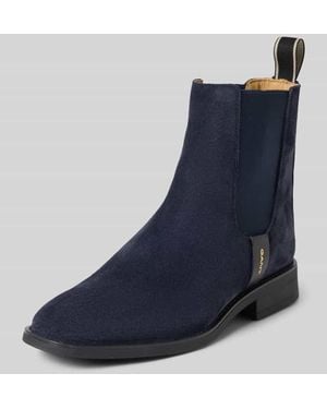 GANT Stiefeletten aus echtem Rindvelours Modell 'Fayy' - Blau