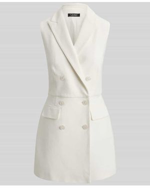 Ralph Lauren Figurbetonter Jumpsuit aus Baumwoll-Mix - Weiß