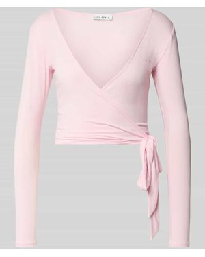 Oh April Cardigan in Wickel-Optik Modell 'Luca' - Pink