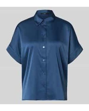 Zero Blouses Korte Mouw - Blauw