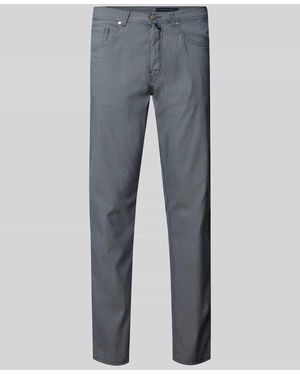 Pierre Cardin Fein strukturierte Hose mit Label-Detail - Blau