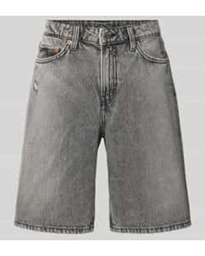 Weekday Regular Fit Korte Jeans - Grijs