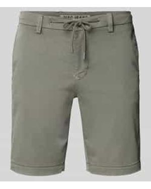M·a·c Korte Regular Fit Broek Met Tunnelkoord - Grijs