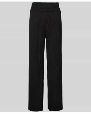 Y.A.S Stoffhose Mit Elastischem Bund Modell 'Alisa' - Schwarz