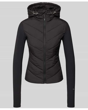 Guess Steppjacke mit Kapuze Modell 'GRAZIA' - Schwarz