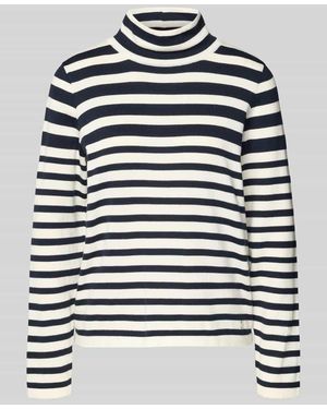 Brax Strickpullover mit Stehkragen Modell 'LESLEY' - Grau