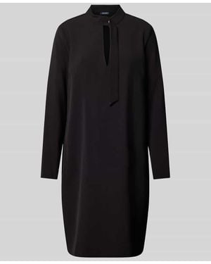 Joop! Knielanges Kleid Mit Schlüsselloch-Ausschnitt - Schwarz