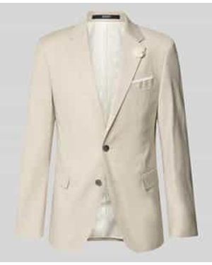 Joop! Colbert Met Pochet Model 'Wedding Herby' - Naturel