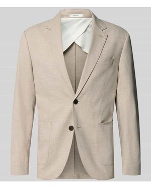 SELECTED Regular Fit Anzugsakko mit Leinen-Viskose-Anteil Modell 'DALI' - Natur