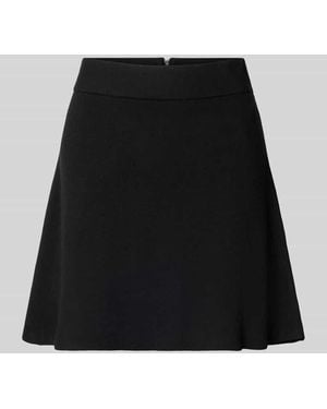 Vero Moda Ausgestellter Mini-Rock aus Viskose-Mix Modell 'SABA' - Schwarz