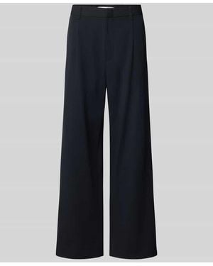 Samsøe & Samsøe Bundfaltenhose mit Gesäßtaschen Modell 'VALENTIN' - Blau